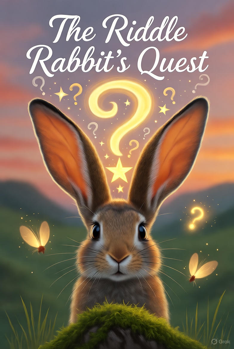 Riddle Rabbit's big ears listening carefully.