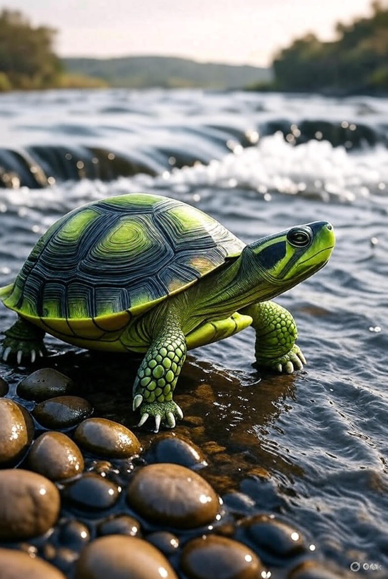 Turtle's Courageous Crossing.
